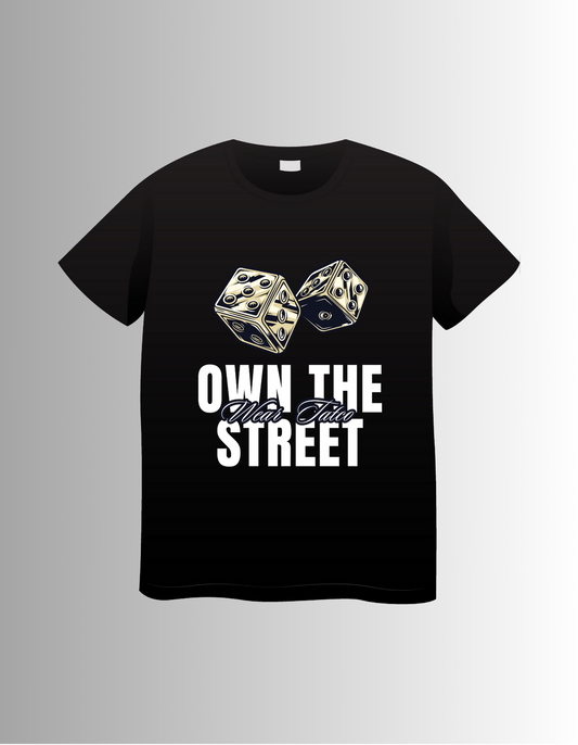 Own The Street – Black Graphic T-Shirt