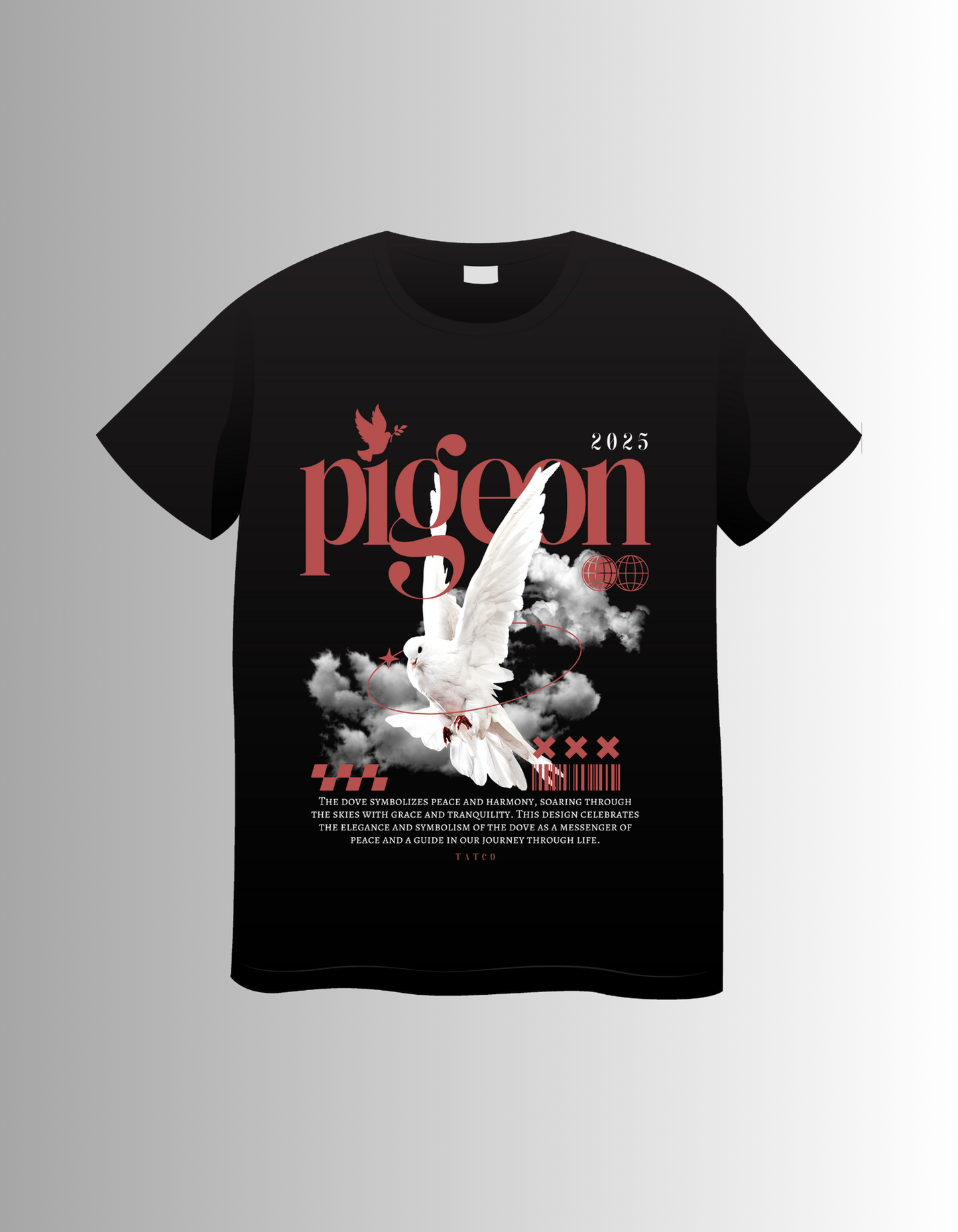 Pigeon - Symbol of Peace Graphic Tee