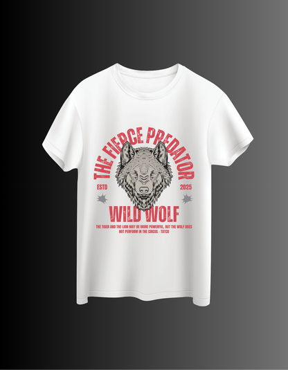 “Wild Wolf - The Fierce Predator Graphic Tee"