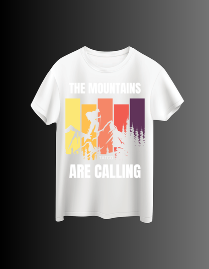 The Mountains Are Calling – Adventure Graphic T-Shirt