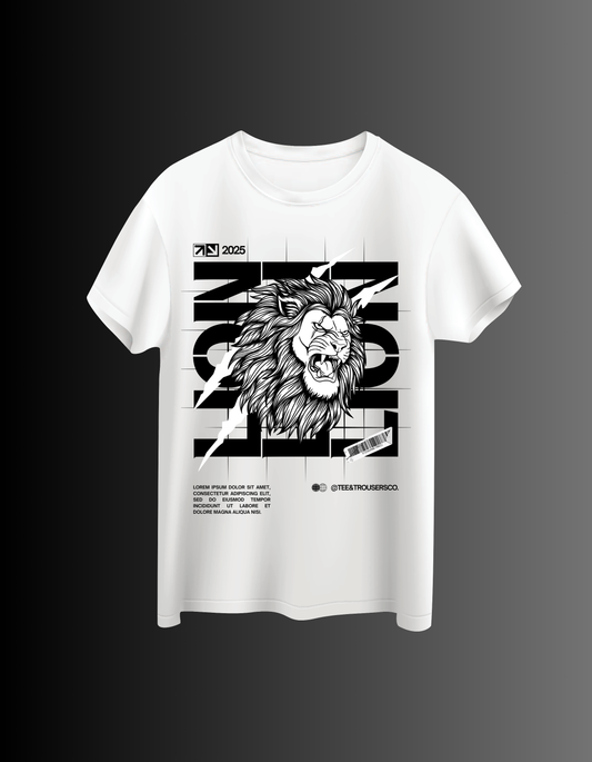 Rise with Power in the "Lion" Graphic Tee