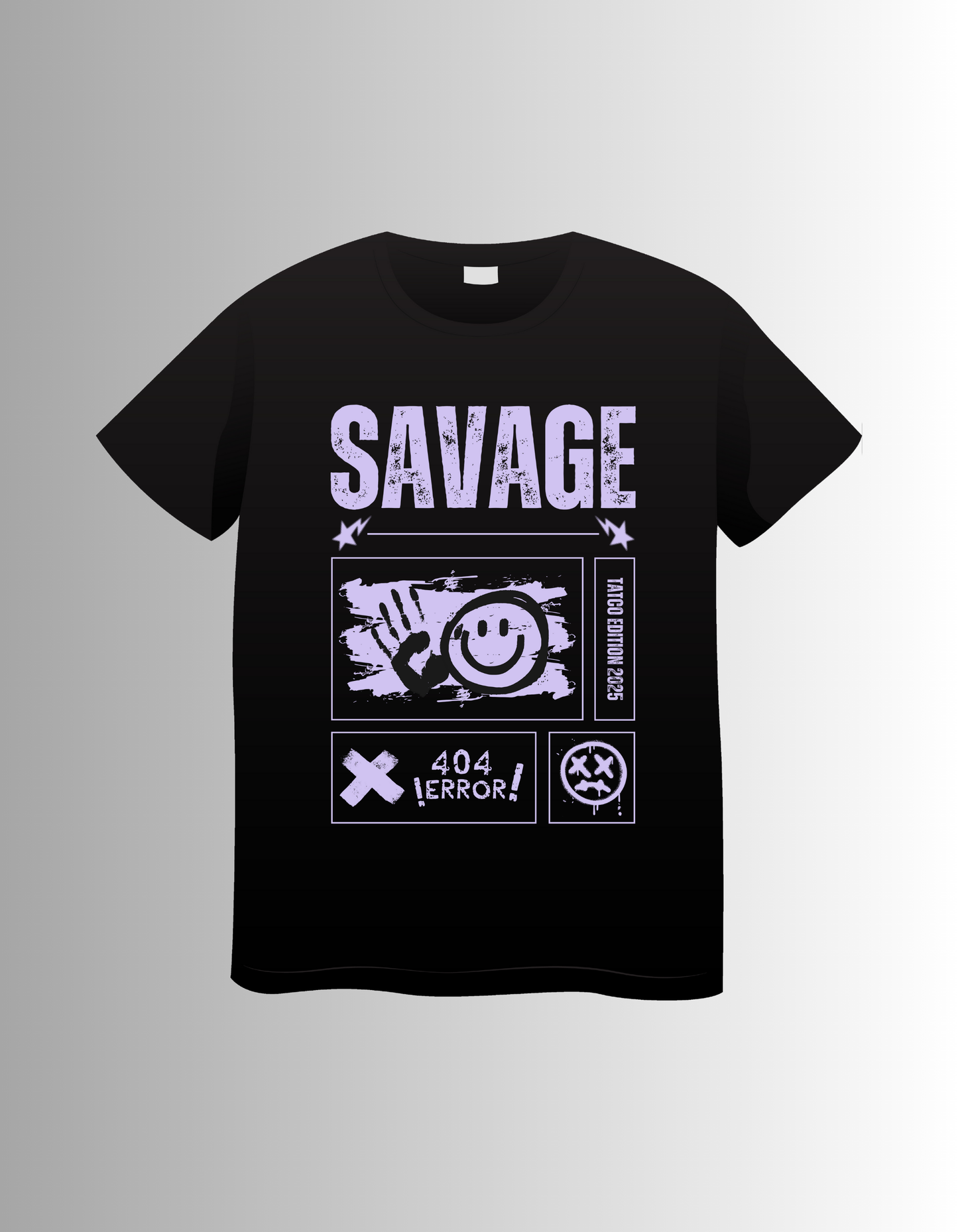 Dominate the Streets in the "Savage" Graphic Tee